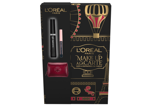 L''Oréal Paris pochette con telescopic mascara + matita le khol naturel