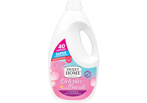 Sweet Home gocce di seta detersivo bucato liquido a mano e lavatrice pulizia profonda 2000ml