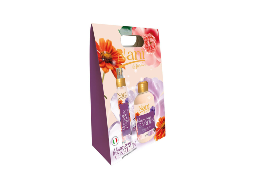 Nanì cofanetto con acqua profumata blooming garden 75ml + bagnodoccia 300ml 
