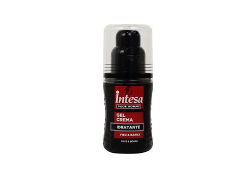 Intesa Pou Homme crema gel idratante viso e barba all''olio di baobab 100ml