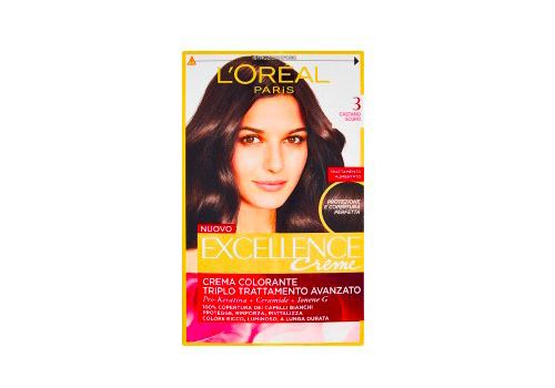 Excellence Creme Crema Colorante 3 Castano Scuro