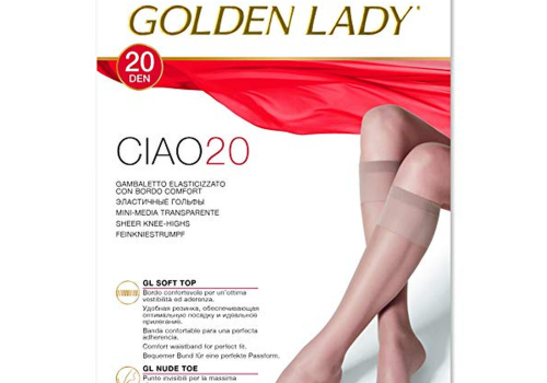 Golden Lady Leda collant velato 20 denari look quotidiano 2 paia