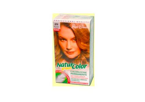 Tinta  Per Capelli Colorazione Permanente Naturale Natur Color Green8 N  Biondo Chiaro