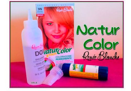 Renèe Blanche Natur Color Green 9n biondo chiarissimo colorazione permanente naturale