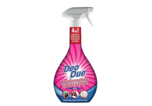 Deo Due rosa profumatore sgrassatore spray600ml