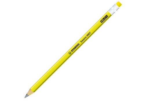 Stabilo swano fluo matita in grafite gradazione hb giallo fluo