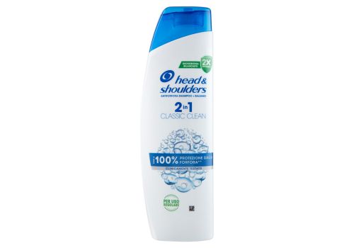 Head & Shoulders 2 in 1 Classic Clean antiforfora shampoo + balsamo 250ml