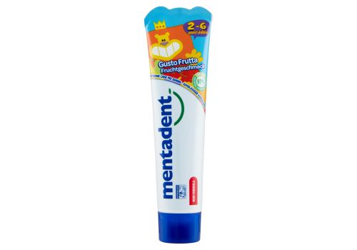 Mentadent 2-6 anni gusto frutta dentifricio bambini 50ml