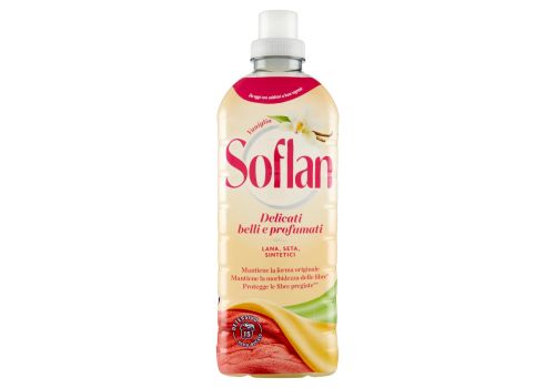 Soflan Vaniglia detersivo liquido lavatrice per lana seta e sintetici 900ml