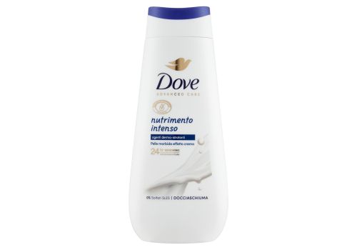 Dove advanced care nutrimento intenso docciaschiuma con agenti dermo-idratanti 225ml