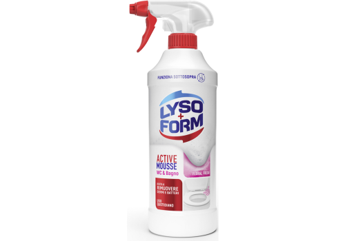Lysoform wc & bagno active mousse floral fresh spray 435ml