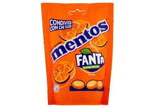 Mentos Chewy Dragees Fanta caramelle gusto arancia 160 grammi