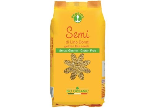 Probios semi di lino dorati italiani senza glutine 500 grammi