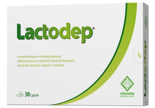 Lactodep integratore a base di fermenti lattici 30 capsule