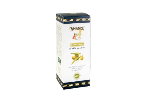L'Amande crema mani all'olio di Oliva per mani secche e screpolate 75ml