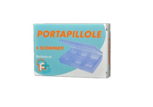 Portapillole a 6 scomparti