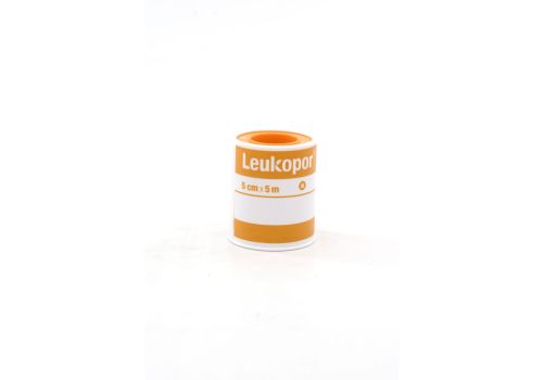 Leukopor cerotto in roccchetto 5m x 5cm