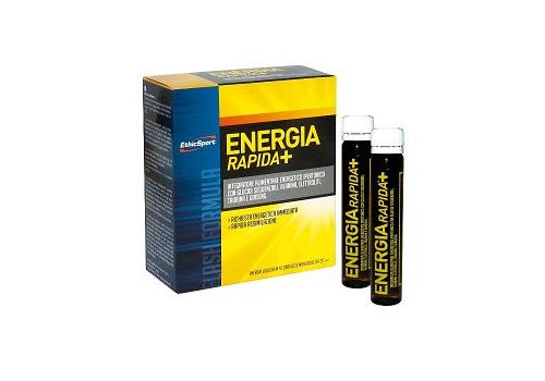 Ethic Sport energia rapida integratore per l'attività sportiva 10 flaconcini