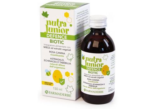 Nutra junior defens biotic integratore per il sistema immunitario dei bambini soluzione orale 150ml