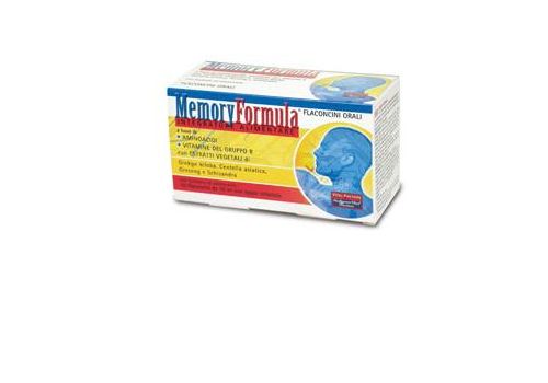Memory Formula integratore per la memoria e funzioni cognitive 10 flaconcini 10ml