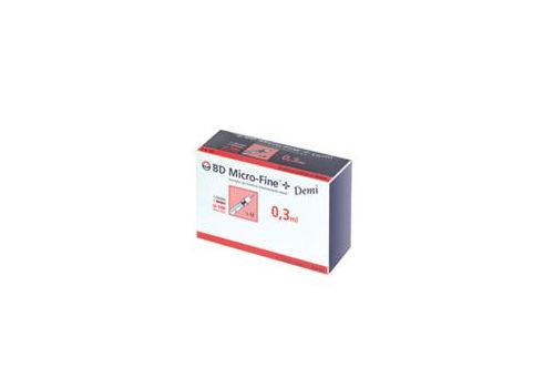 SIR INS BD DEMI 0,3ML G30 8MM