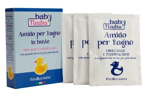Amido per bagno emolliente e rinfrescante 3 buste x 50 grammi  
