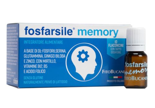 Fosfarsile Memory integratore per la funzione cerebrale 10 flaconcini