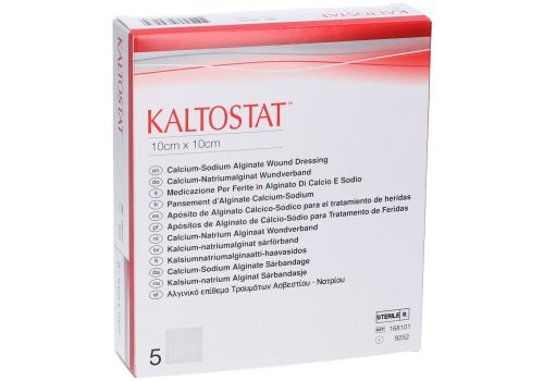 Kaltostat medicazione in alginato 10 x 10cm 5 pezzi