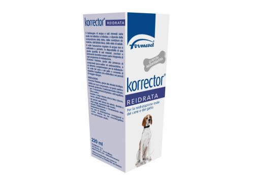 Korrector Reidrata mangime complementare per cani e gatti soluzione orale 220ml