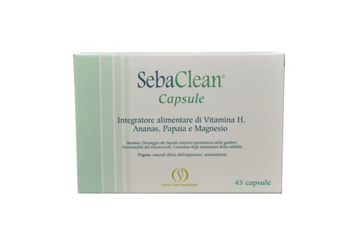 Sebaclean integratore per il benessere della pelle grassa 45 capsule