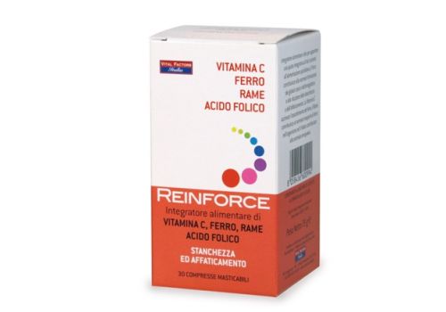 Reinforce Fe + Rame + Vitamina C integratore ad azione onica 30 compresse