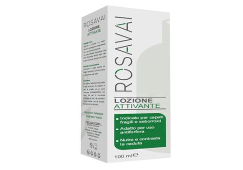 Rosavai lozione attivante anticaduta per capelli e cuoio capelluto 100ml