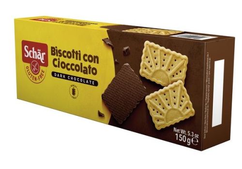 Schar senza glutine biscotti al cioccolato 150 grammi