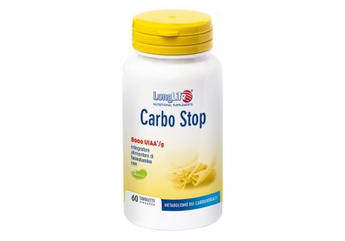 Longlife Carbo Stop integratore per il metabolismo dei carboidrati 60 tavolette