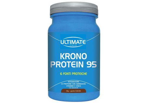 Krono Protein 95 integratore proteico sportivi gusto cacao polvere orale 1kg