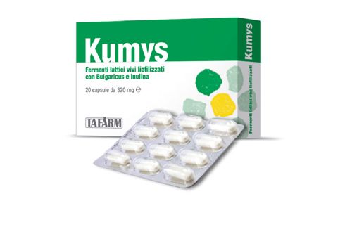 kumys integratore a base di fermenti lattici vivi con inulina 20 capsule