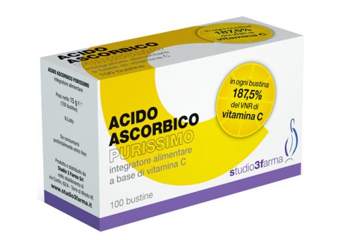 Acido Ascorbico purissimo integratore di vitamina C 100 bustine