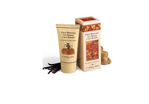 L'erbolario vaniglia e zenzero crema corpo con fragranza speziata azione idratante 150ml