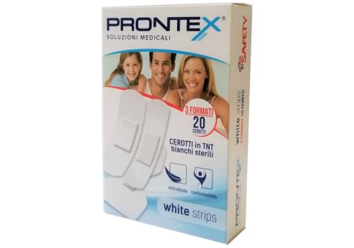 CER PRONTEX WHITE STRIPS 20PZ