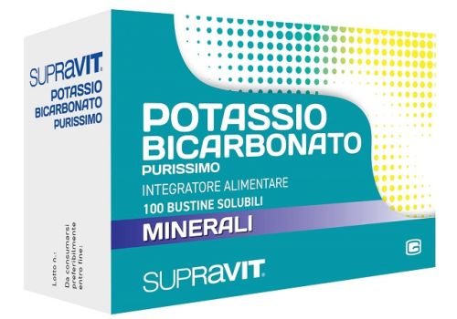 Potassio Bicarbonato Purissimo integratore per il benessere dei muscoli 100 bustine