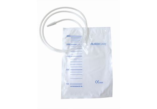 Rusch sacca da letto per raccolta urina urina 2 litri tubo 90cm 30 pezzi