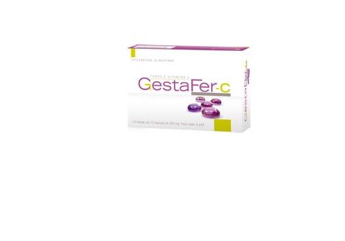 Gestafer C integratore di ferro con vitamina C 30 capsule