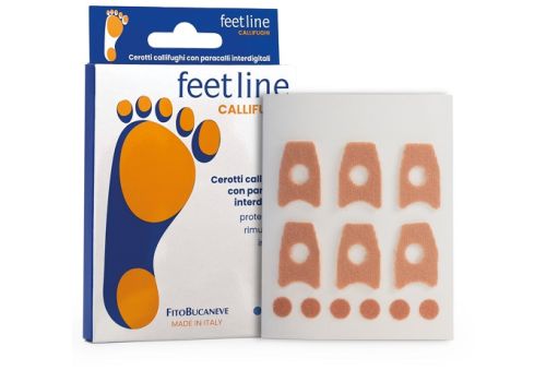 Feet Line cerotti callifughi per duroni in feltro azione protettiva e rigenerante 4 pezzi