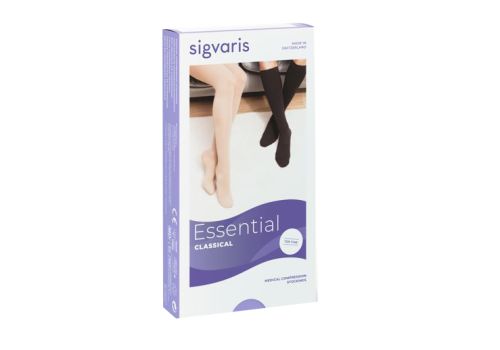 Sigvaris Essential Classical 23-32 mmhg ccl2 collant sinistro lungo punta chiusa colore crispa taglia s