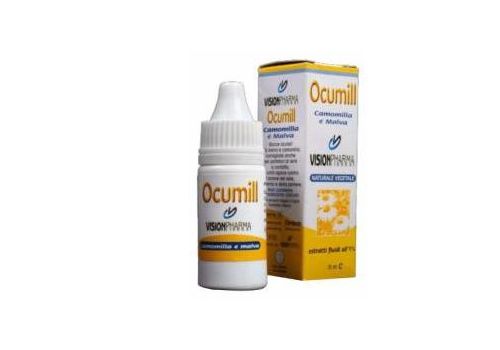 Ocumill camomilla malva gocce oculari rinfrescanti lenitive 15ml