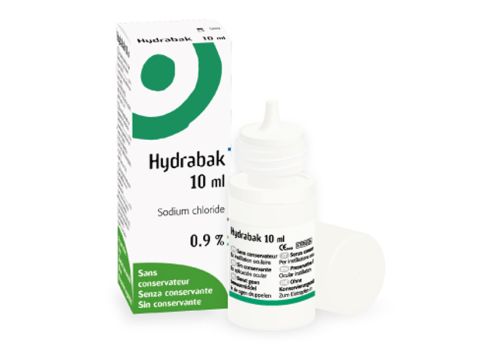 Hydrabak soluzione oftalmica idratante e lubrificante 10ml