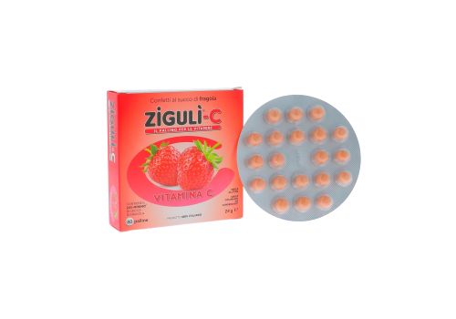 Zigulì C integratore di vitamina C gusto fragola 40 confetti