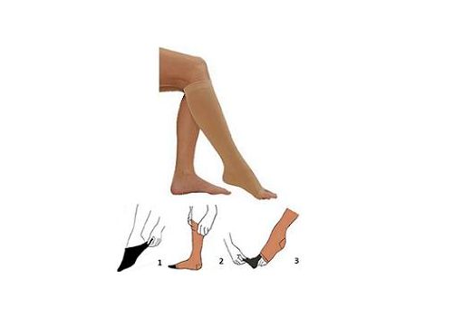 Farmaelastic 20-30 mmhg gambaletto a compressione graduata punta aperta taglia 2-m