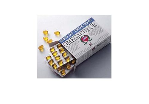 Omegacoeur integratore di olio di pesce per la funzione cardiaca e cerebrale 60 capsule