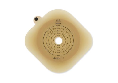 Dansac Novalife2 placca per stomia ritagliabile 15-62mm flangia 70mm 5 pezzi